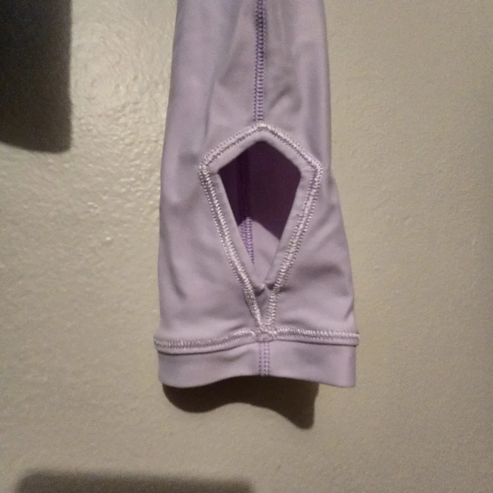 Ivivva by Lululemon Girls Water You Up Rashguard Size 14 Purple Blue Outdoor